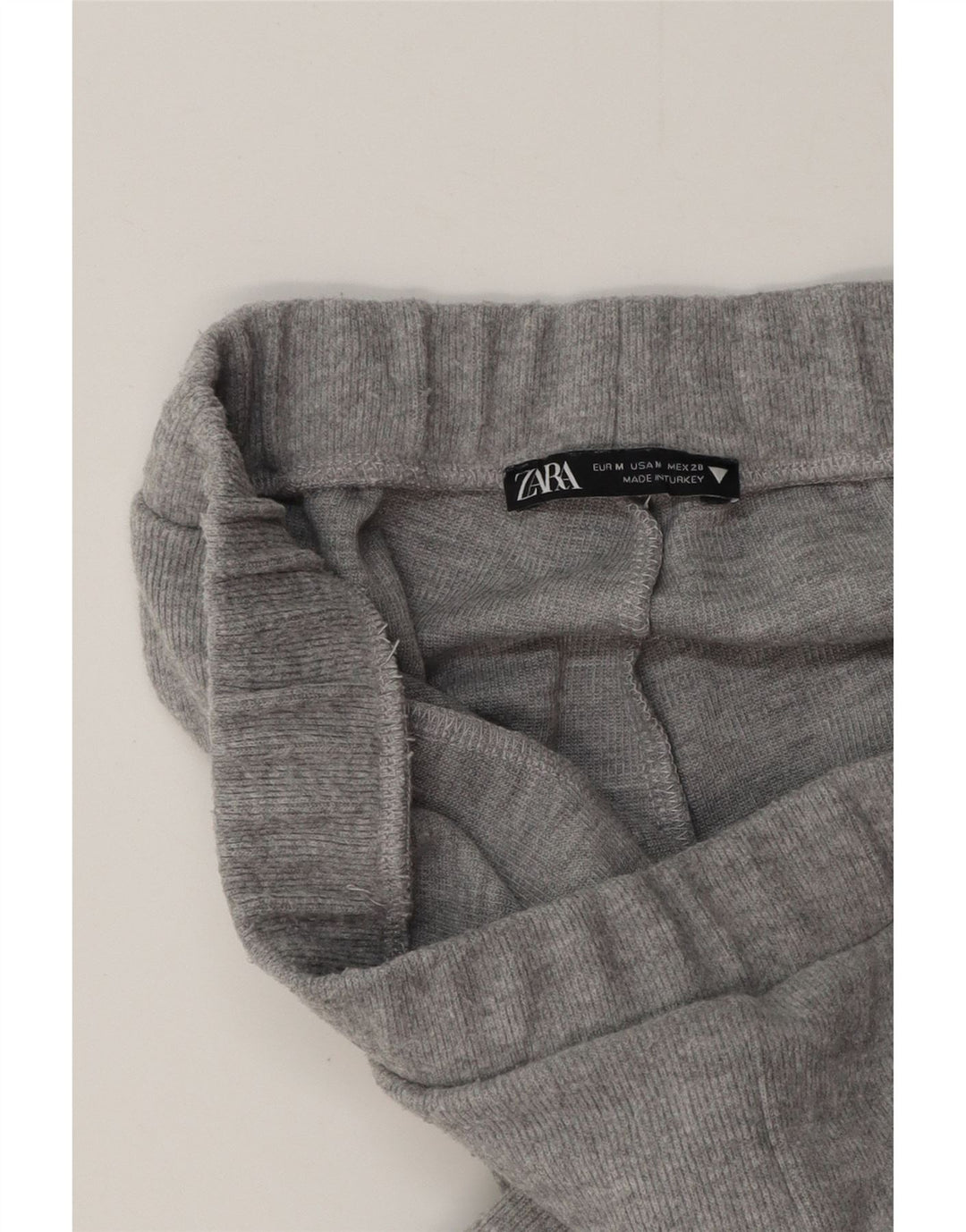 Damskie spodnie dresowe z szeroką nogawką Zara UK 12, średnioszare