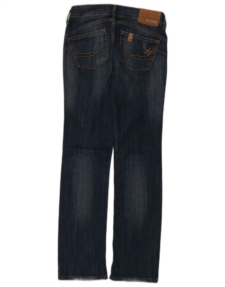 Damskie jeansy Bootcut Liu Jo W28 L31 granatowe