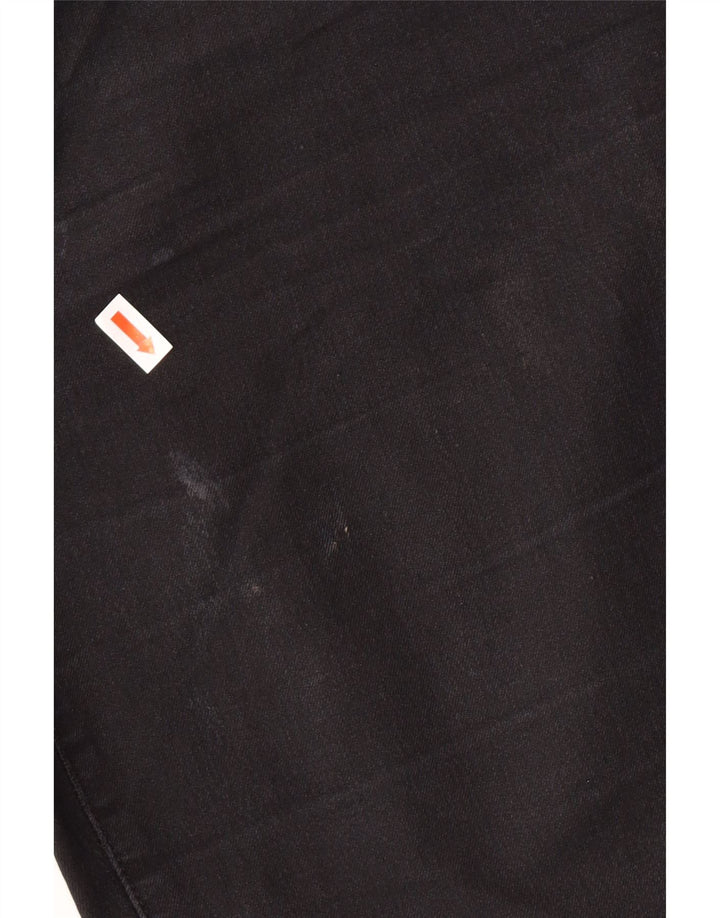 Damskie jeansy zwężane ARMANI W29 L27 Czarne bawełniane