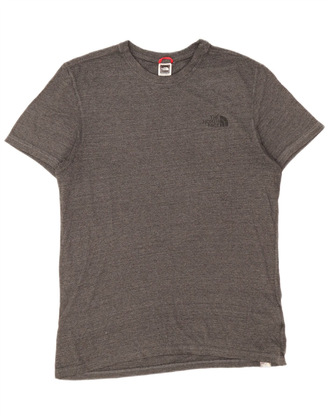 T-shirt męski The North Face, średnioszary, bawełniany w cętki