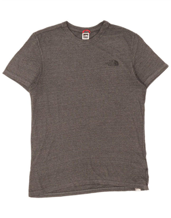 T-shirt męski The North Face, średnioszary, bawełniany w cętki