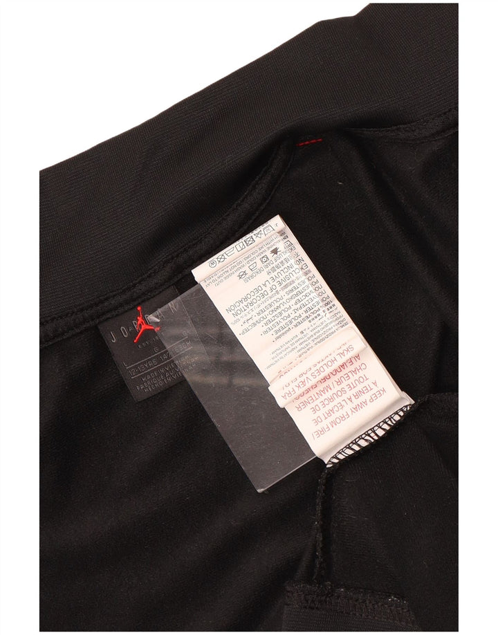 Kurtka chłopięca Jordan Dresowa Top 12-13 lat, duża, czarna, z blokami kolorów