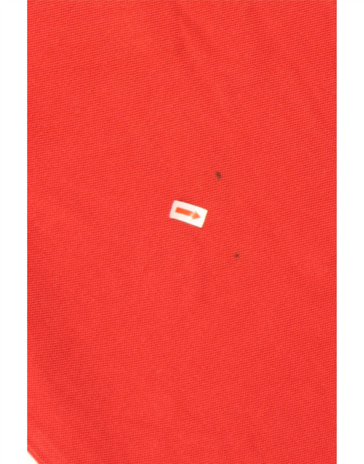 Męska koszulka polo Tommy Hilfiger, duża, czerwona, bawełniana