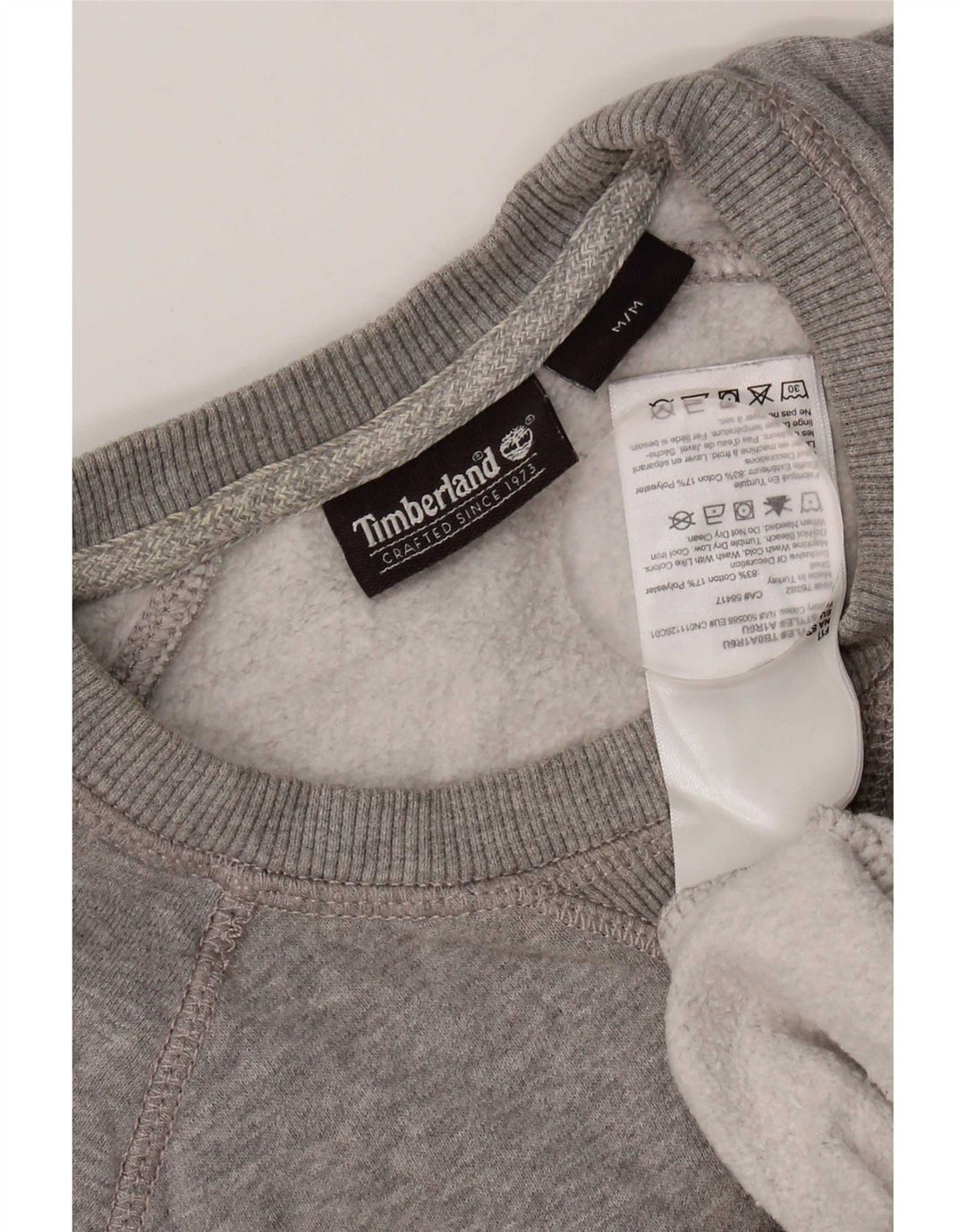 Męska bluza Timberland Sweter średnioszary, bawełniany