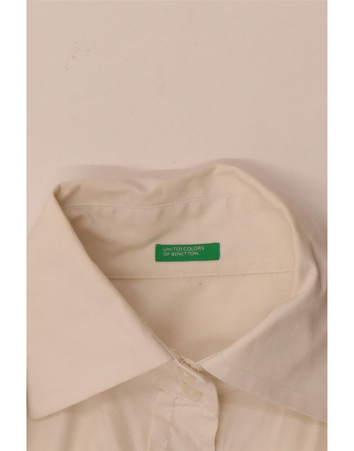 Koszula damska Benetton UK 12 Średnia biel