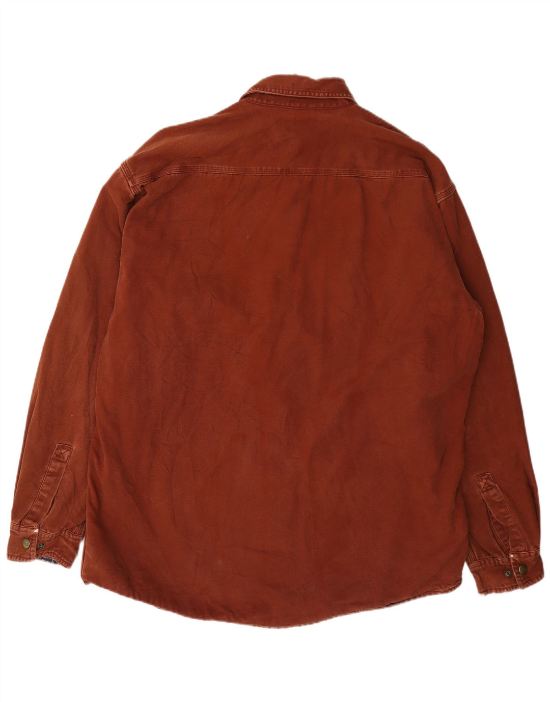 Koszula drwalowa Carhartt, duża, brązowa, bawełniana