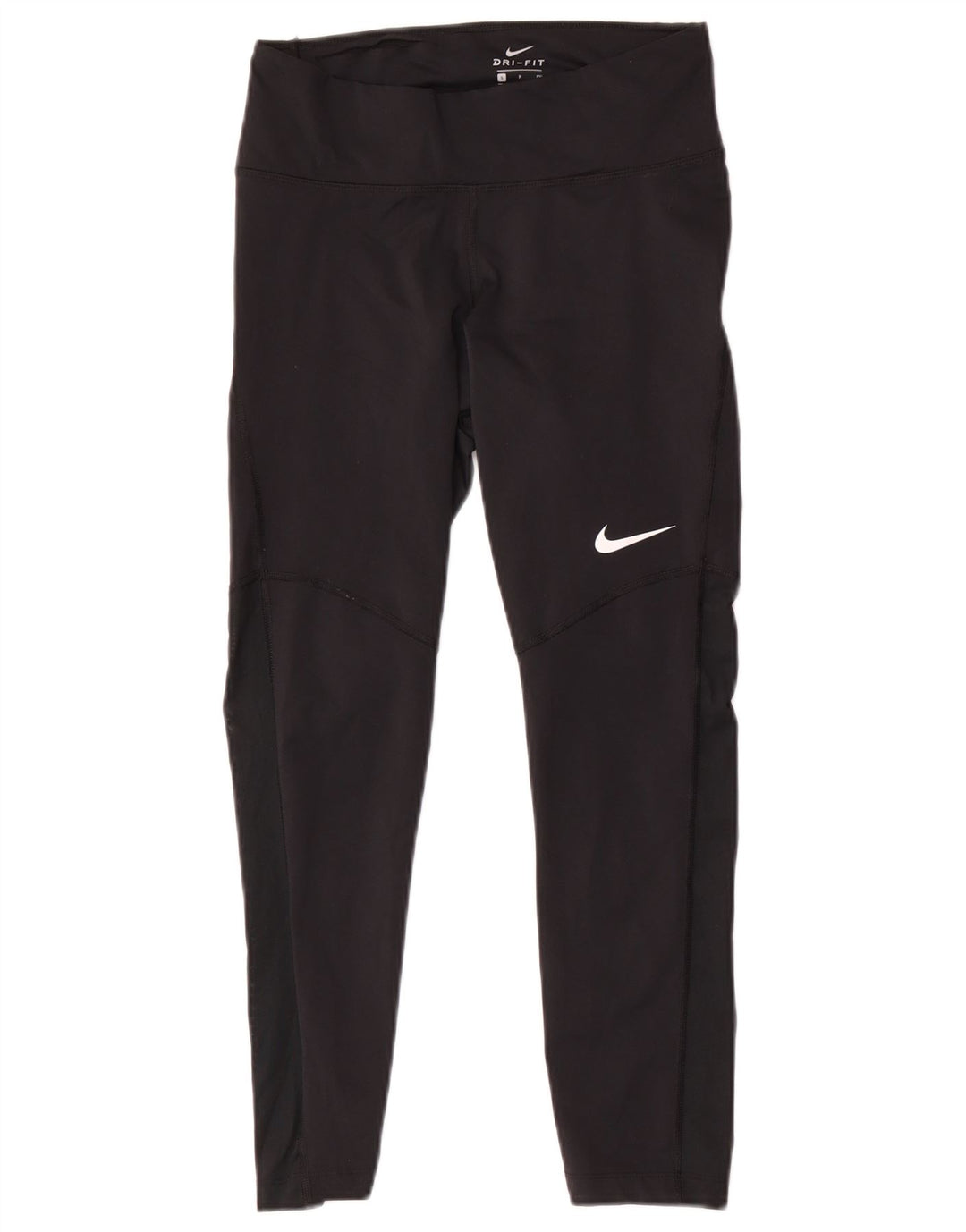 Damskie legginsy Nike Dri Fit UK 8, małe, czarne, poliestrowe