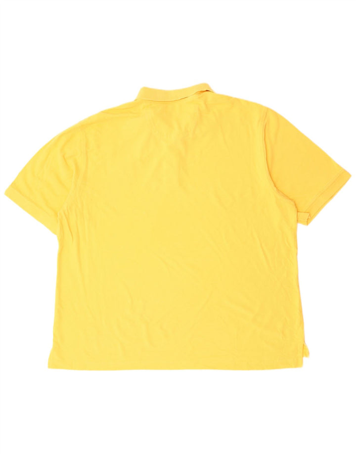 Męska koszulka polo IZOD XL, żółta, bawełniana