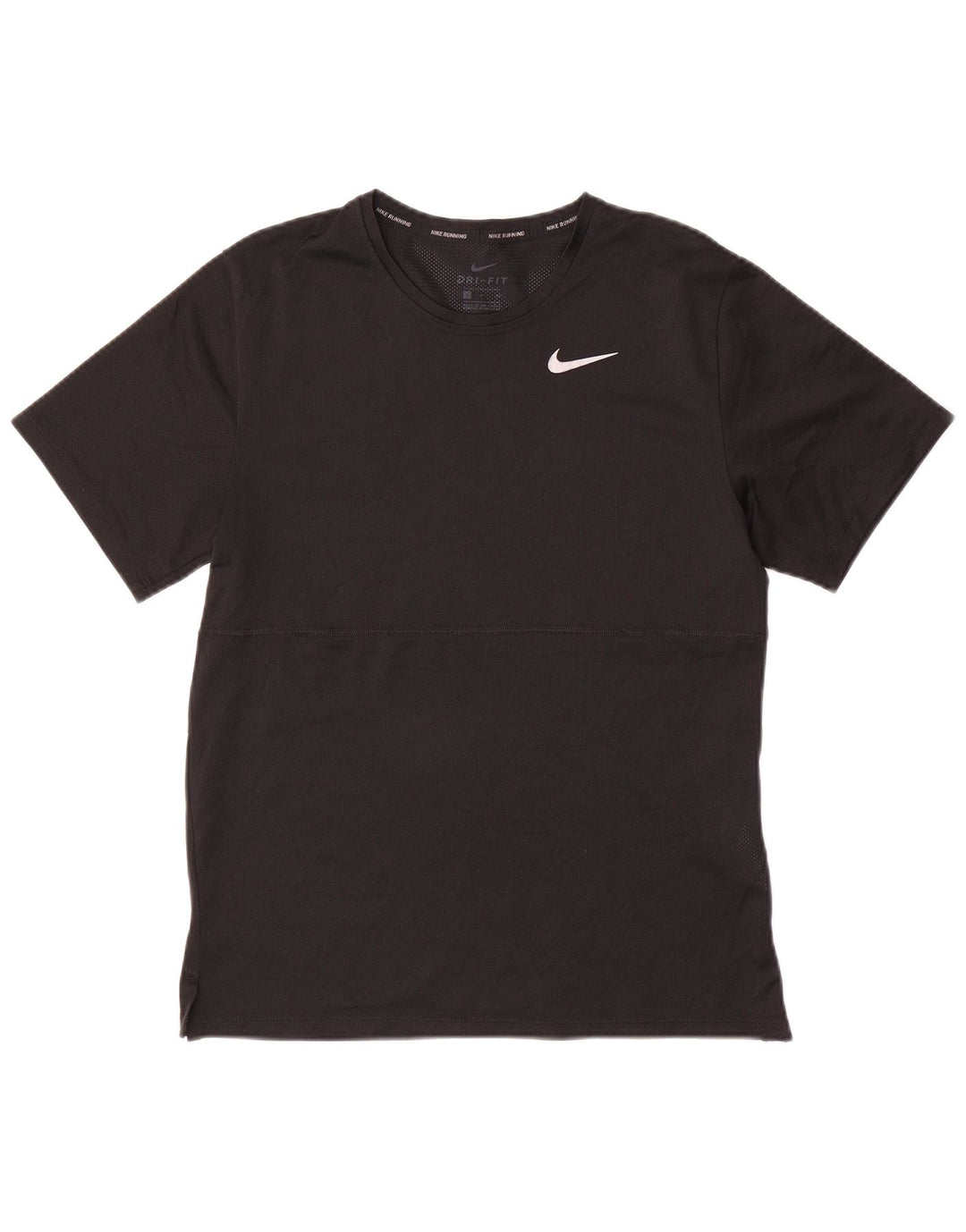 Męski T-shirt NIKE Dri Fit, mały, czarny poliester