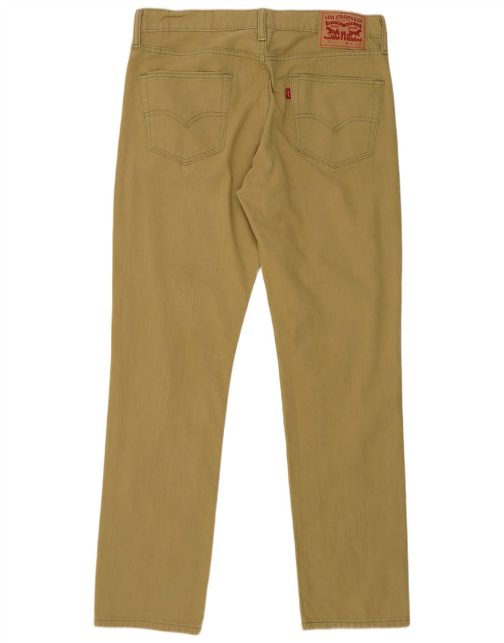 Męskie jeansy Levi's 511 Slim W34 L32, bawełna khaki