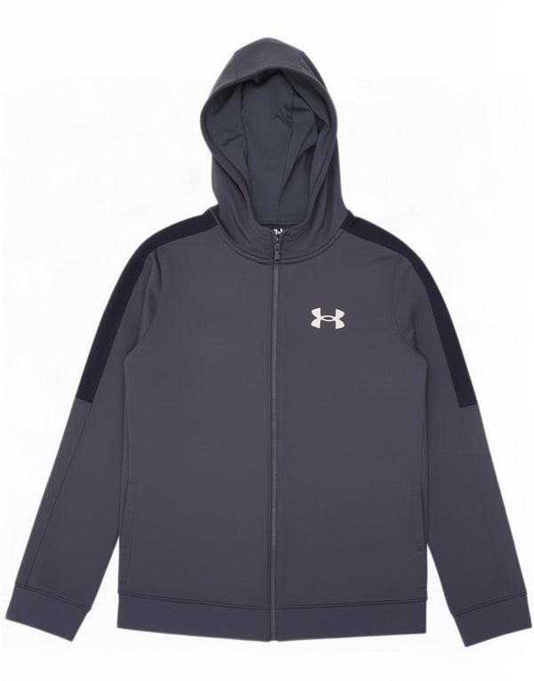 Bluza chłopięca Under Armour z zamkiem błyskawicznym, rozmiar 11-12 lat, kolor granatowy