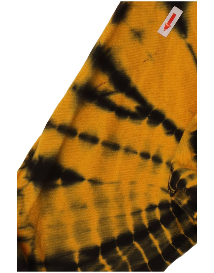 Damska bluza oversize Dkny z grafiką UK 10 Small Yellow Tie Dye