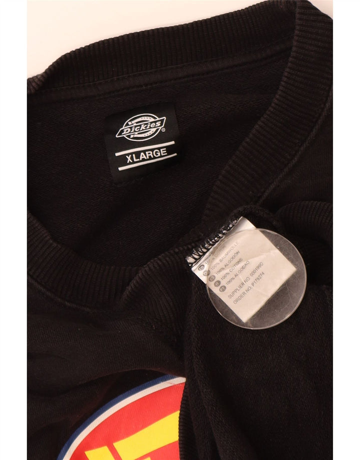 Męska bluza z grafiką Dickies XL, czarna, bawełniana