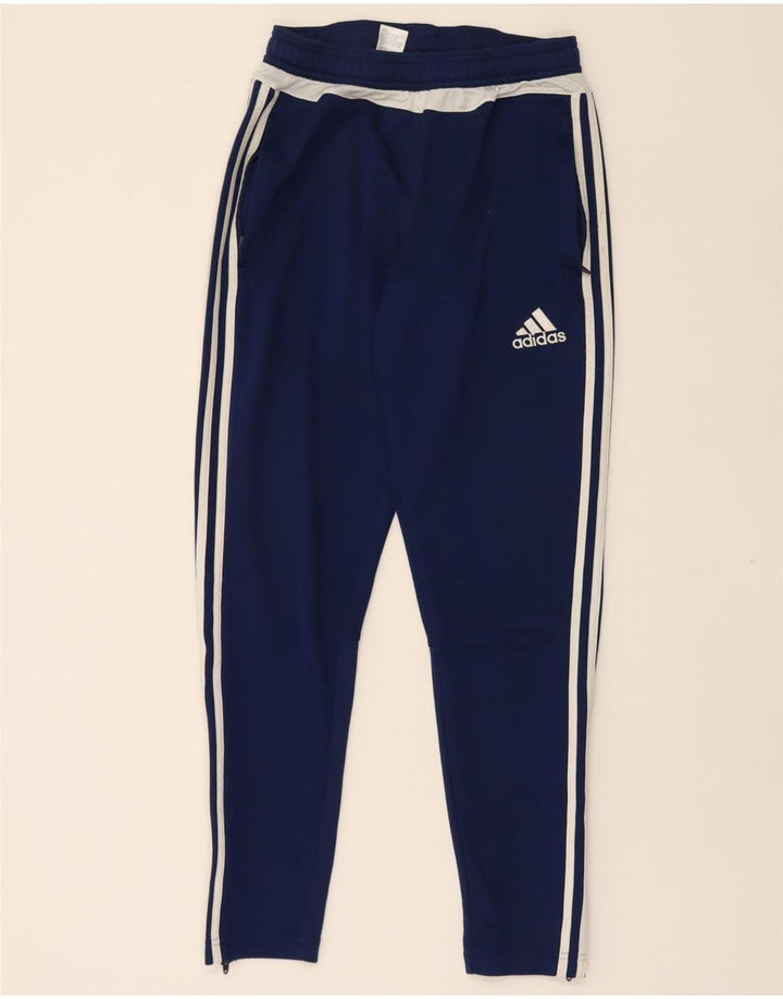 ADIDAS Mens Climacool Tracksuit Trousers Small  Navy Blue Polyester Vintage Adidas and Second-Hand Adidas from Messina Hembry 