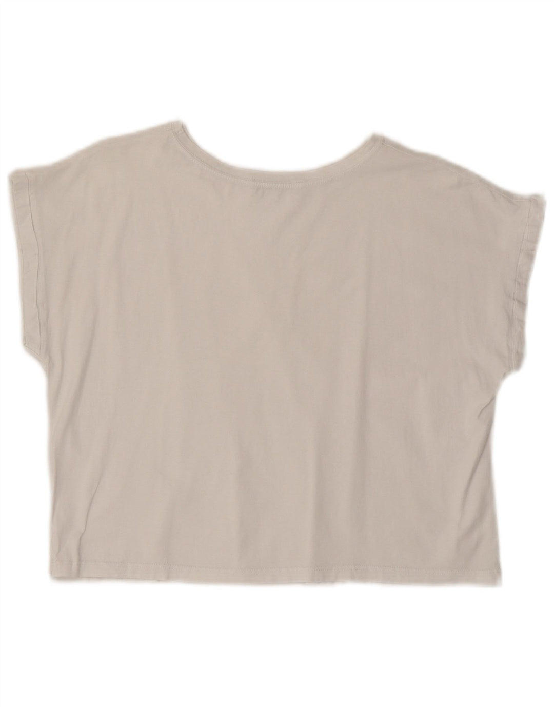 ZARA Womens Oversized Crop T-Shirt Top UK 10 Small White