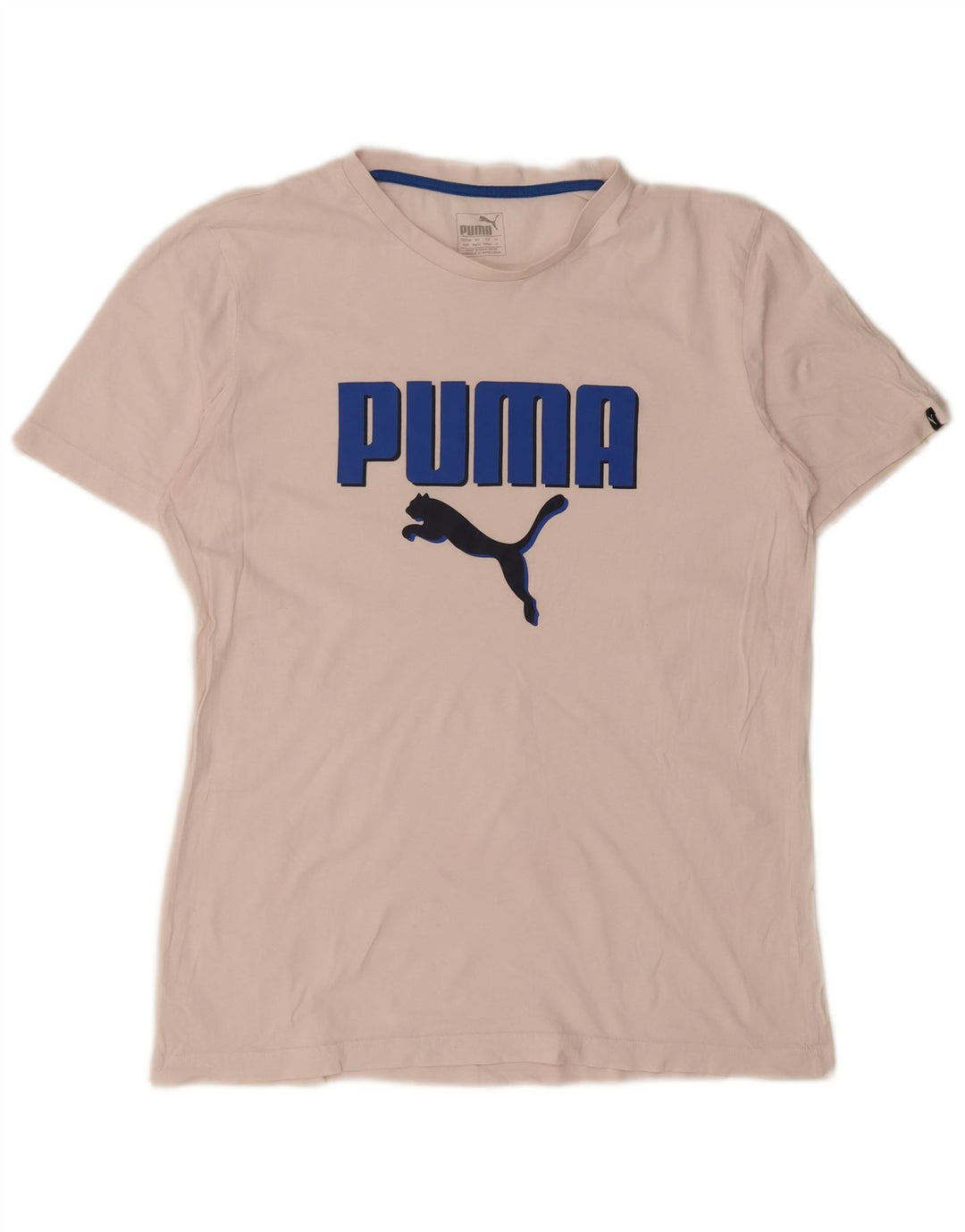 Męska koszulka z grafiką Puma Top, średnia biel