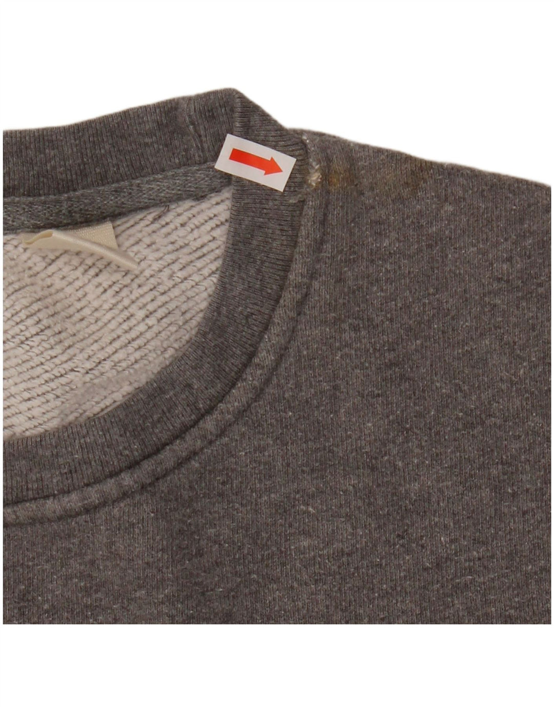 Męski sweter z grafiką Levi's XL, szary, bawełniany