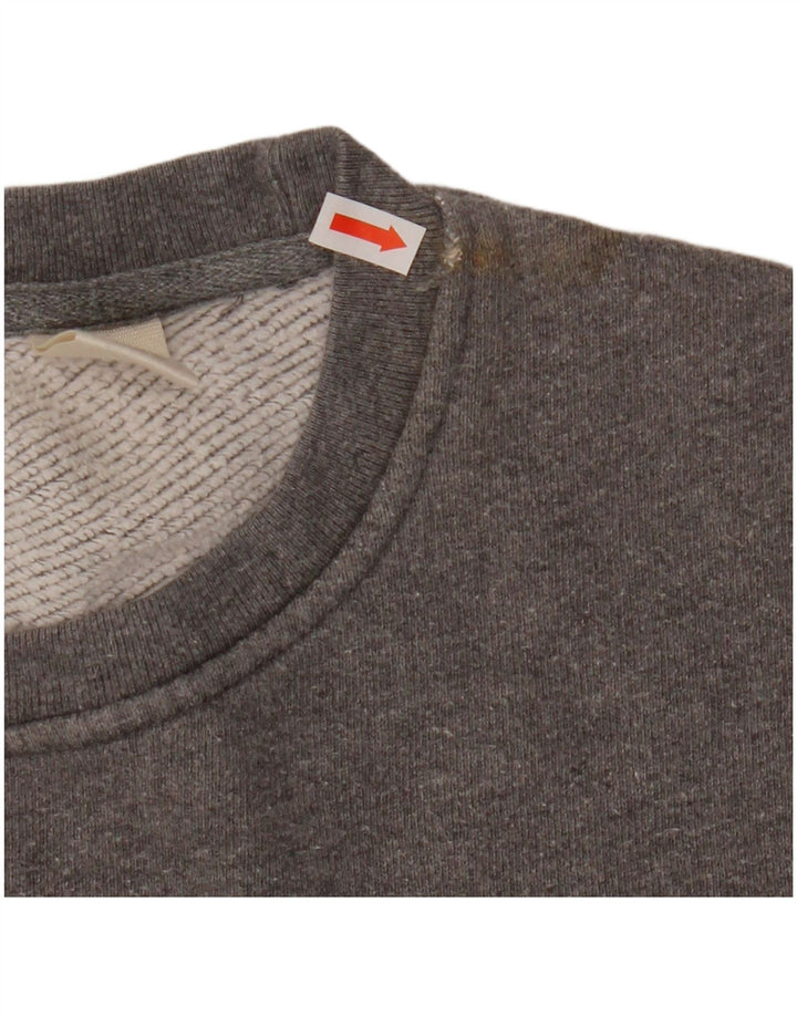 Męski sweter z grafiką Levi's XL, szary, bawełniany
