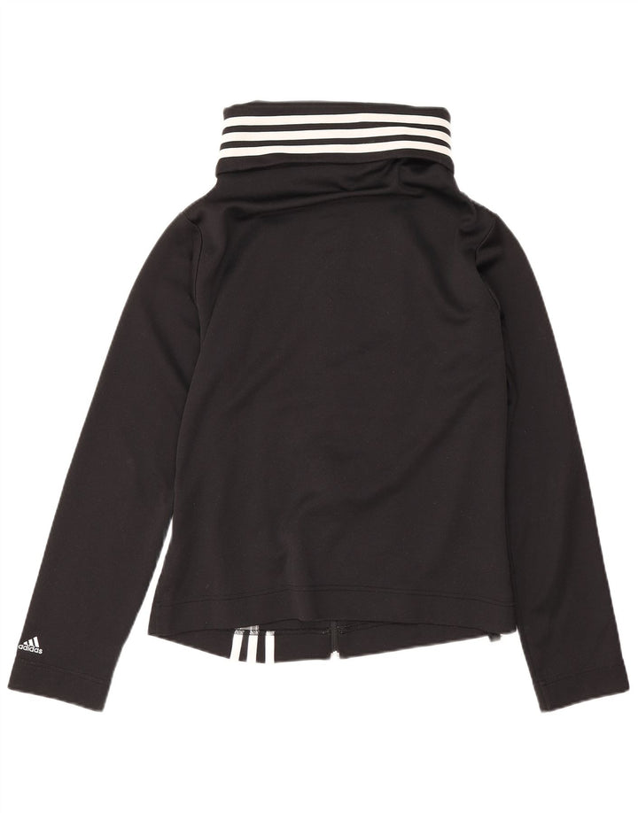 Damska bluza dresowa Adidas UK 14 Średni czarny poliester