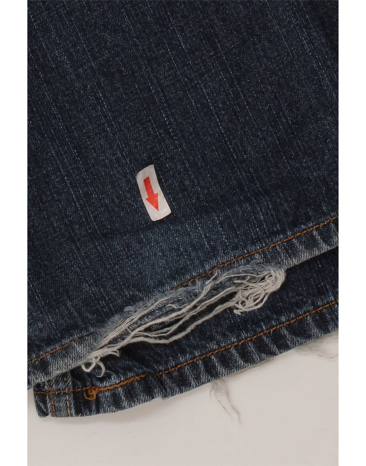 Męskie jeansy Levi's 505 Straight W40 L30 Niebieskie bawełniane