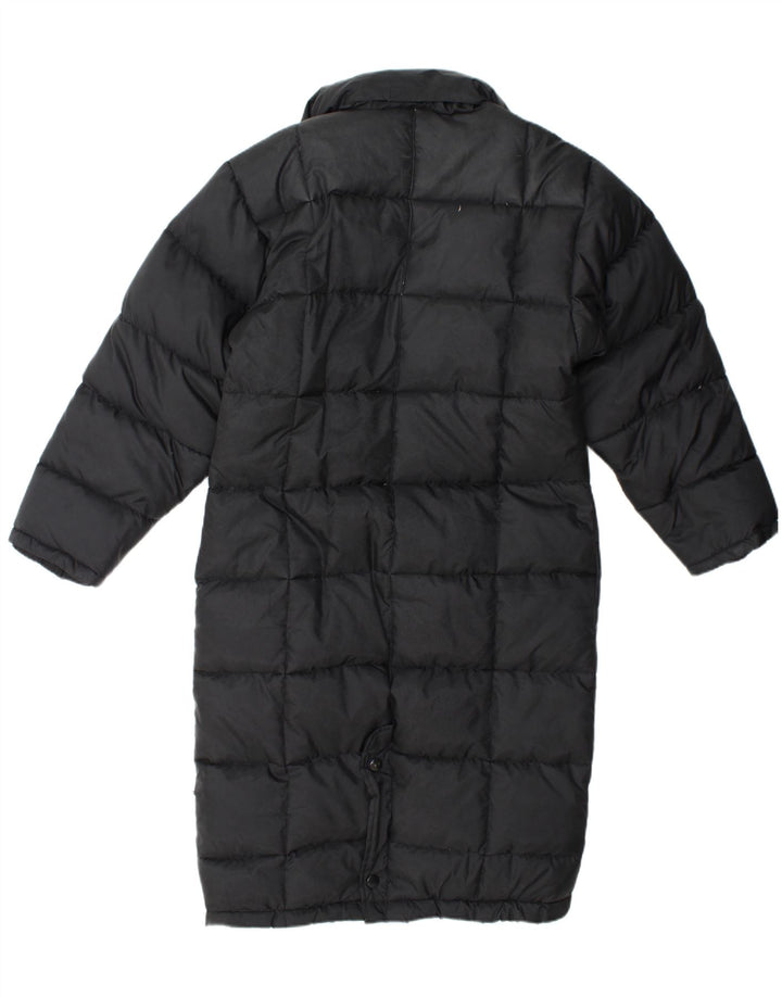 Damski ocieplany płaszcz z kapturem L'EQUIPE UK 10, mały, czarny