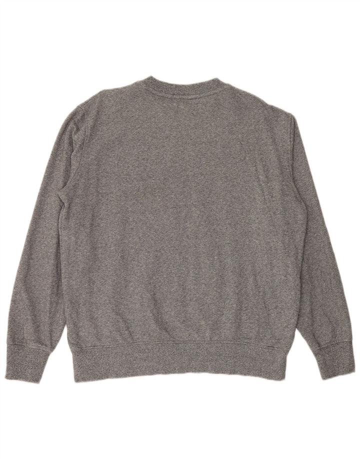 Marks & Spencer Męska bluza dresowa, duża, szara, nakrapiana bawełna