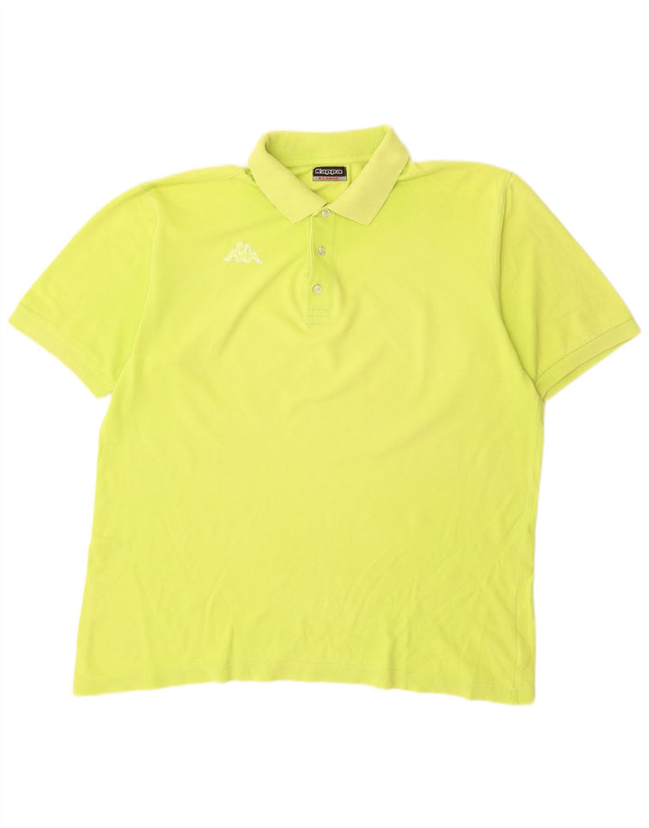 Męska koszulka polo Kappa XL, zielona bawełna
