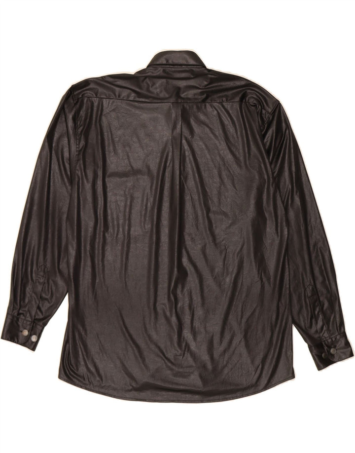 MAX Mens Shirt Size 39 Medium Black Vintage Max and Second-Hand Max from Messina Hembry 