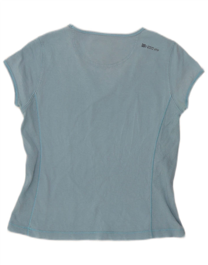 Damska koszulka Champion Heritage Classics Top UK 12, średnia niebieska bawełna