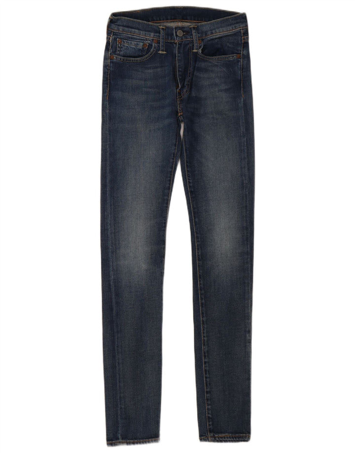 Damskie jeansy Levi's 519 Skinny W28 L34 Niebieskie bawełniane