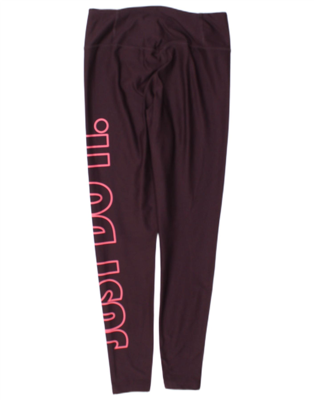 Damskie legginsy Nike Dri Fit Graphic UK 10, małe, bordowe, poliestrowe