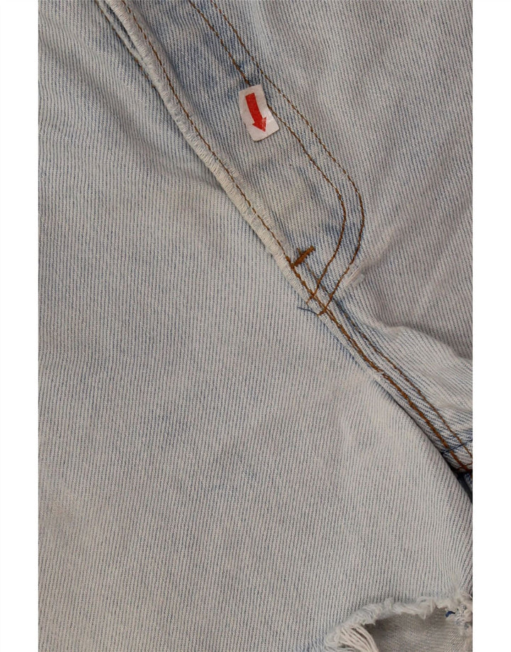 Męskie spodenki jeansowe LEVI'S 501 W30 w kolorze średnioniebieskim