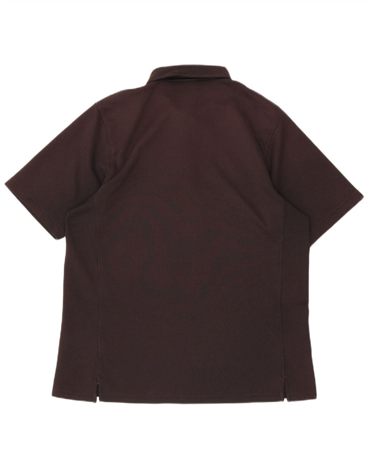 Męska koszulka polo Nike Dri Fit XL, czarna, z poliestru w cętki