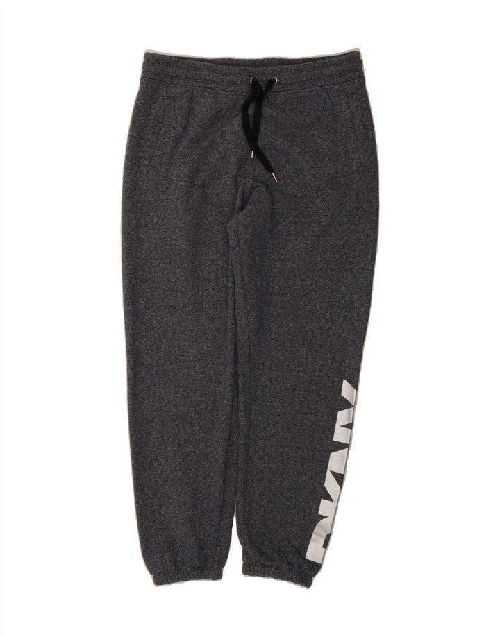 DKNY Mens Graphic Tracksuit Trousers Joggers Medium  Grey Cotton Vintage Dkny and Second-Hand Dkny from Messina Hembry 