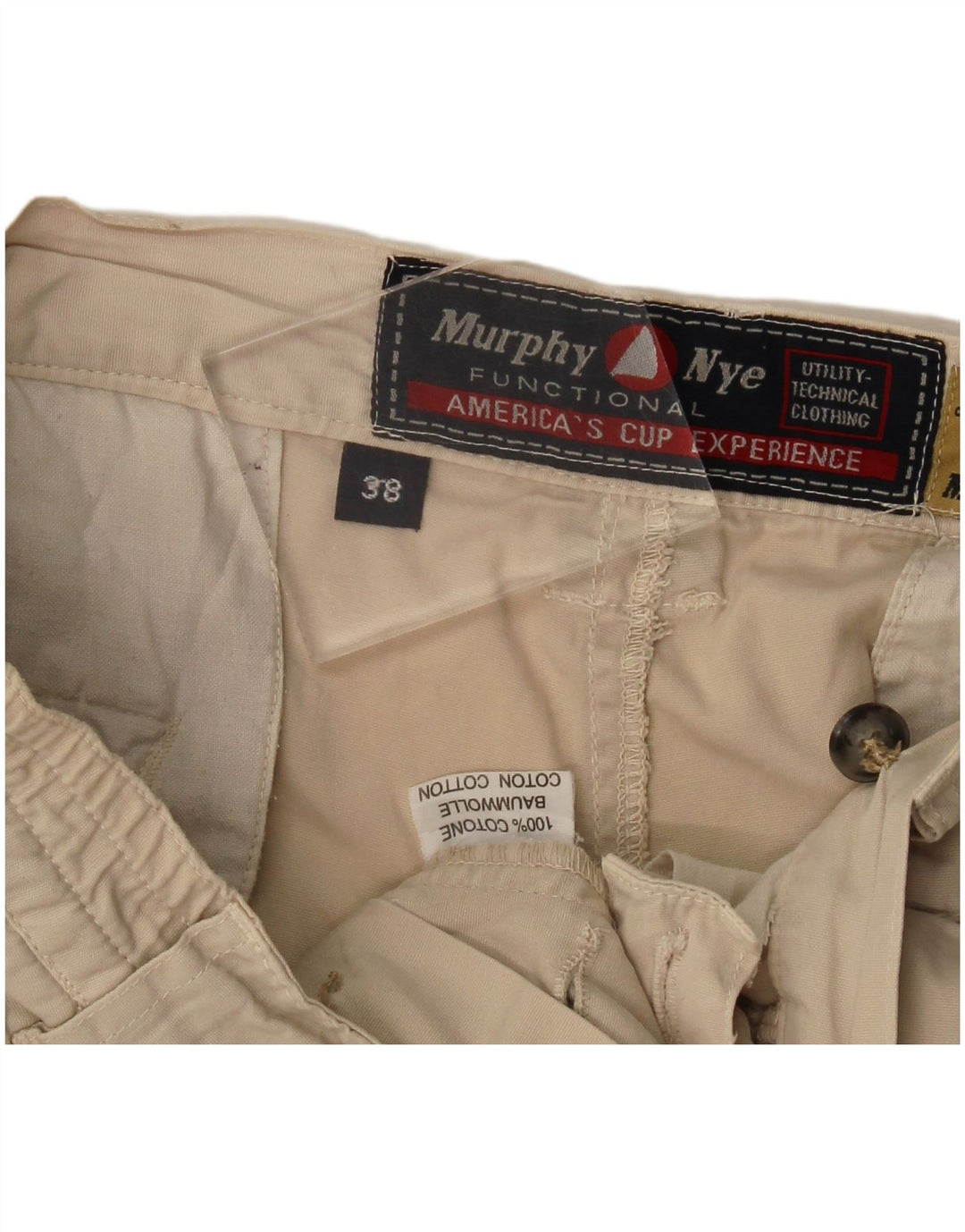 Męskie szorty cargo Murphy & Nye W38 XL, beżowa bawełna