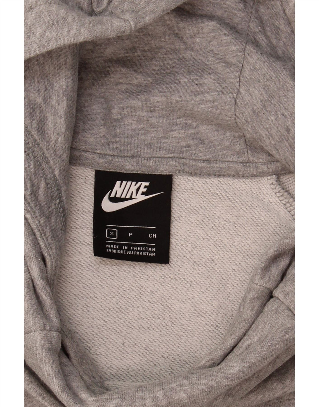 NIKE Womens Oversized Hoodie Jumper UK 10 Small Grey