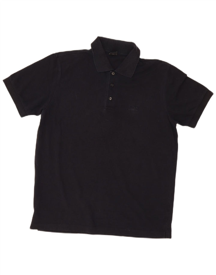 Męska koszulka polo Hugo Boss, duża, granatowa
