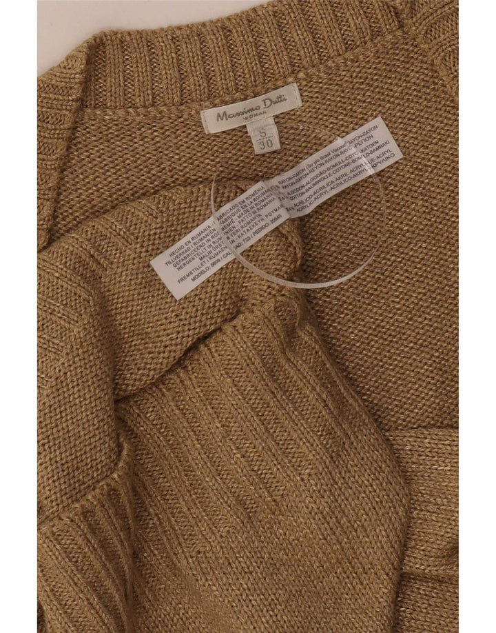 Damski podkoszulek Massimo Dutti z kamizelką UK 10, mały Rayon khaki