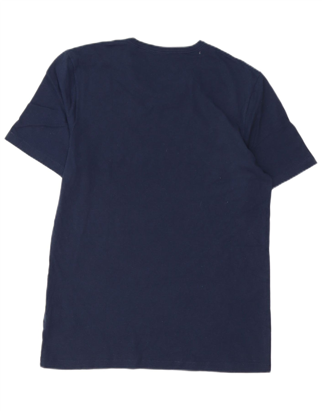 T-shirt męski HUGO BOSS, duży, bawełniany, granatowy