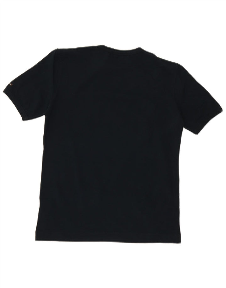 T-shirt damski GUESS Top UK 12, średni granatowy, bawełniany
