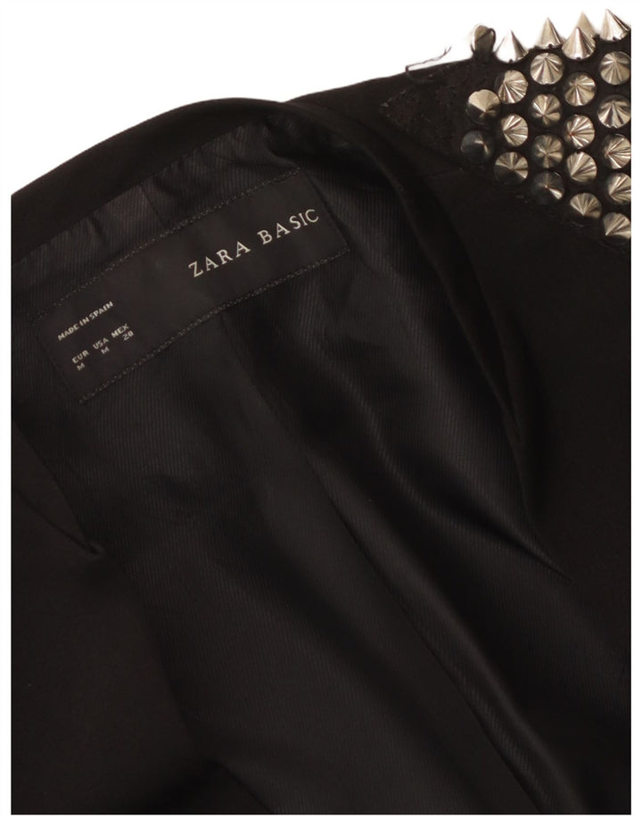 Damska otwarta marynarka Zara UK 12, średnia czarna