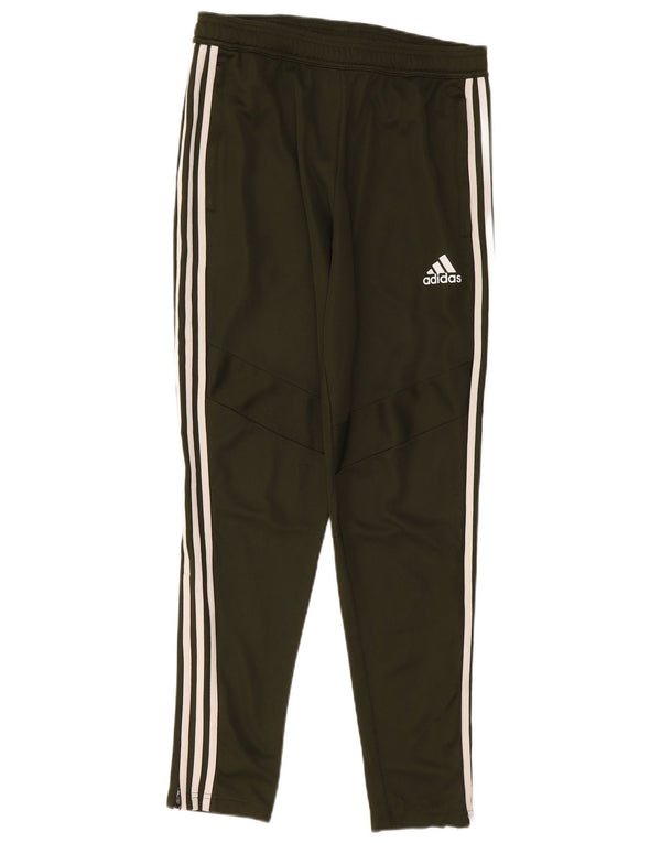 Męskie spodnie dresowe Adidas Climacool, średni khaki, poliester