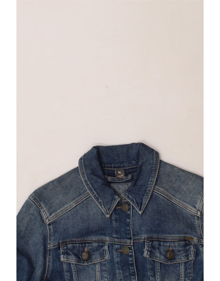 EDDIE BAUER Womens Denim Jacket UK 14 Medium Blue Cotton Vintage Eddie Bauer and Second-Hand Eddie Bauer from Messina Hembry 