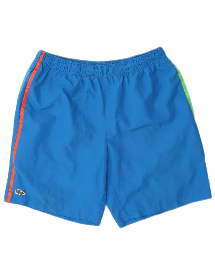 Męskie spodenki sportowe Lacoste, rozmiar 4, średni niebieski, poliester