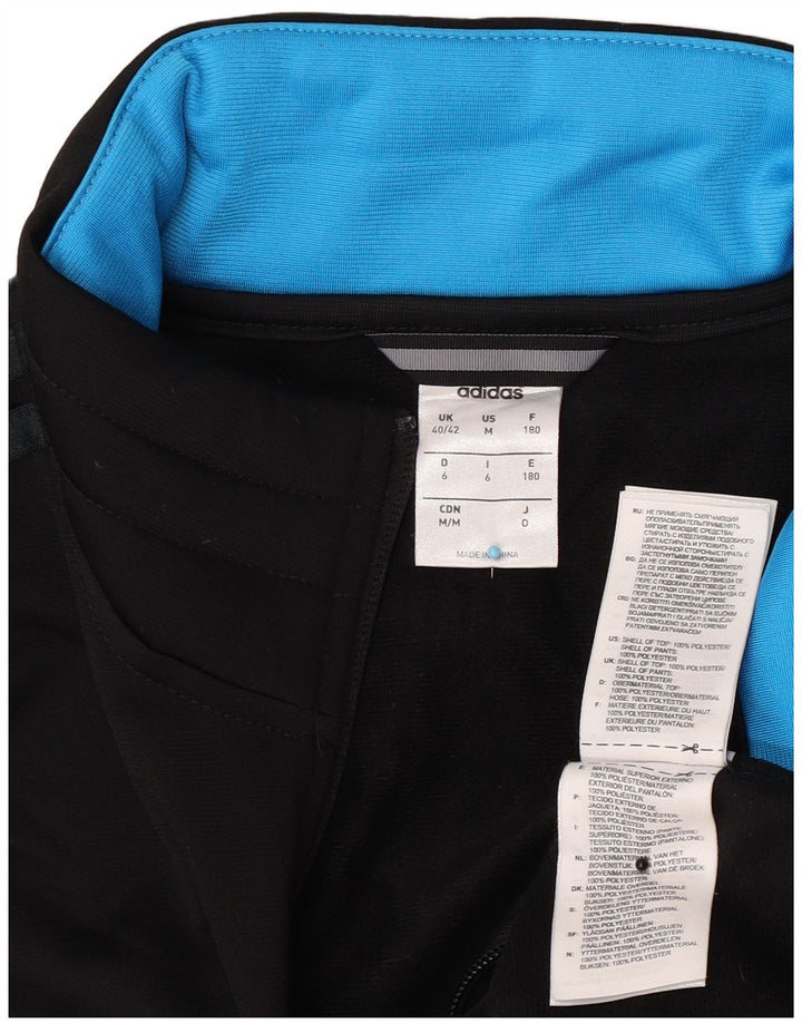 Męska kurtka dresowa Adidas UK 40/42 Średni czarny poliester
