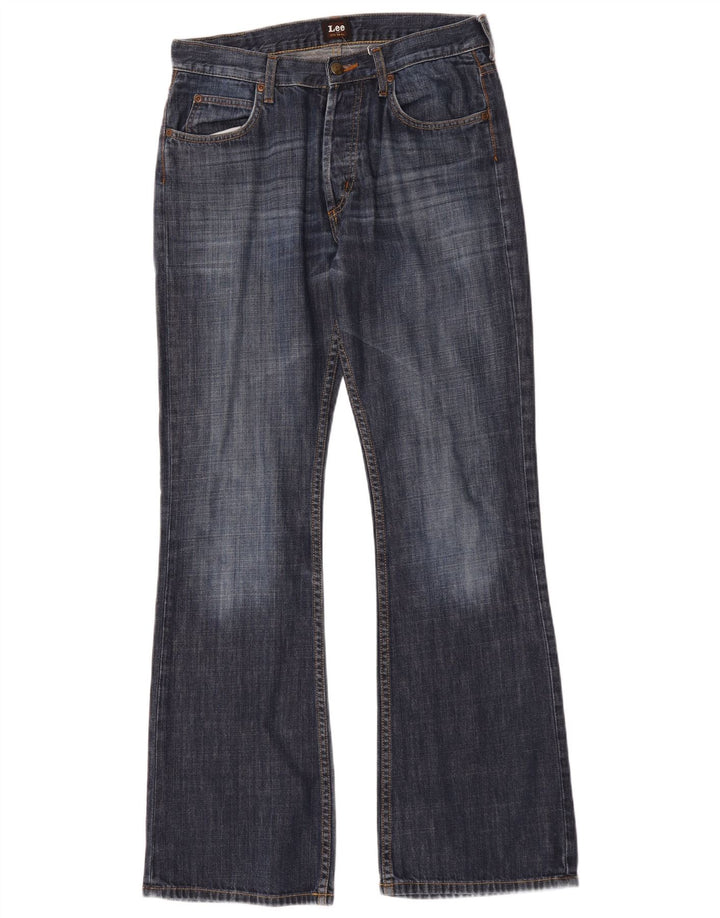 Męskie jeansy Lee Denver Bootcut W32 L34, granatowe, bawełniane