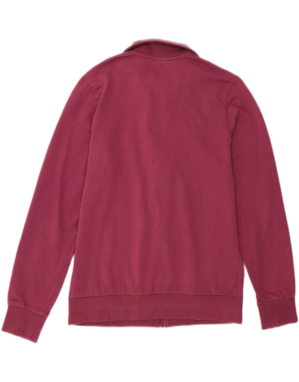 Damska kurtka dresowa Lotto Graphic UK 14, duża, bordowa bawełna