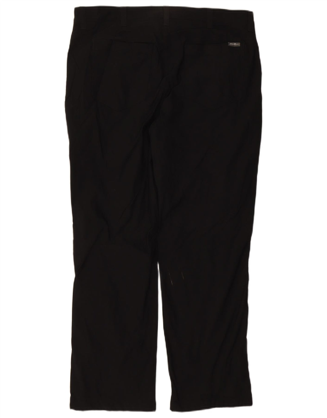 Męskie proste spodnie cargo EDDIE BAUER W38 L30 Czarny nylon