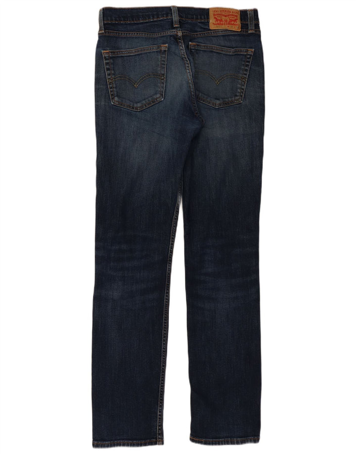 Męskie jeansy Levi's 511 Slim W32 L34 Granatowa bawełna