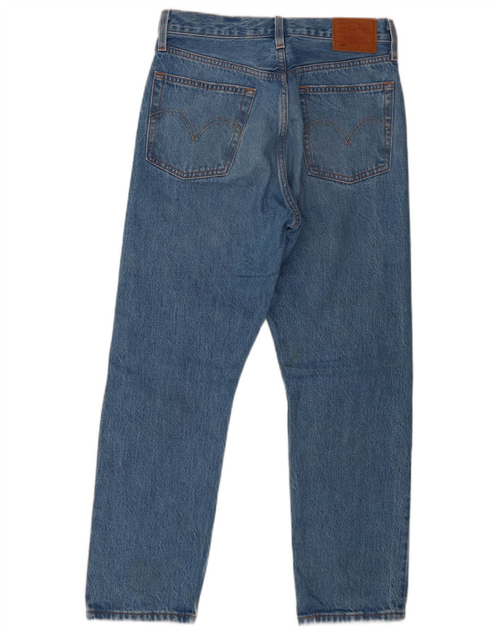 Damskie jeansy Levi's 501 w trudnej sytuacji W27 L26 Niebieska bawełna